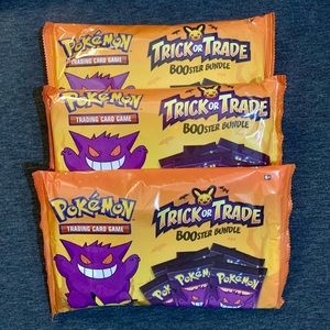 Pokémon Trick Or Trade Booster Bundles 🎃 Halloween x3